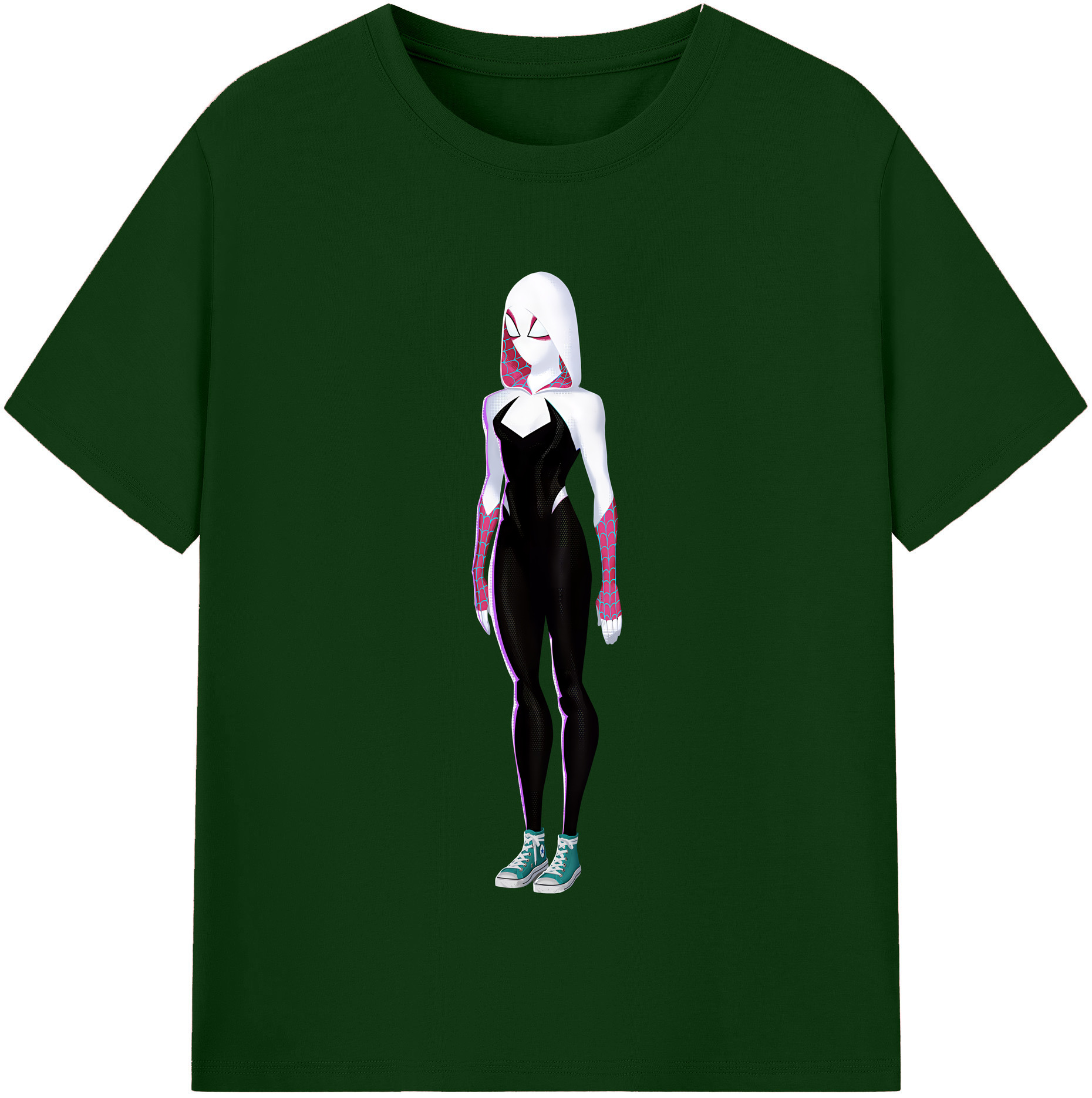 （画像用） Spider Man スパイダーマン 綿100％半袖Tシャツ（フロントプリント）